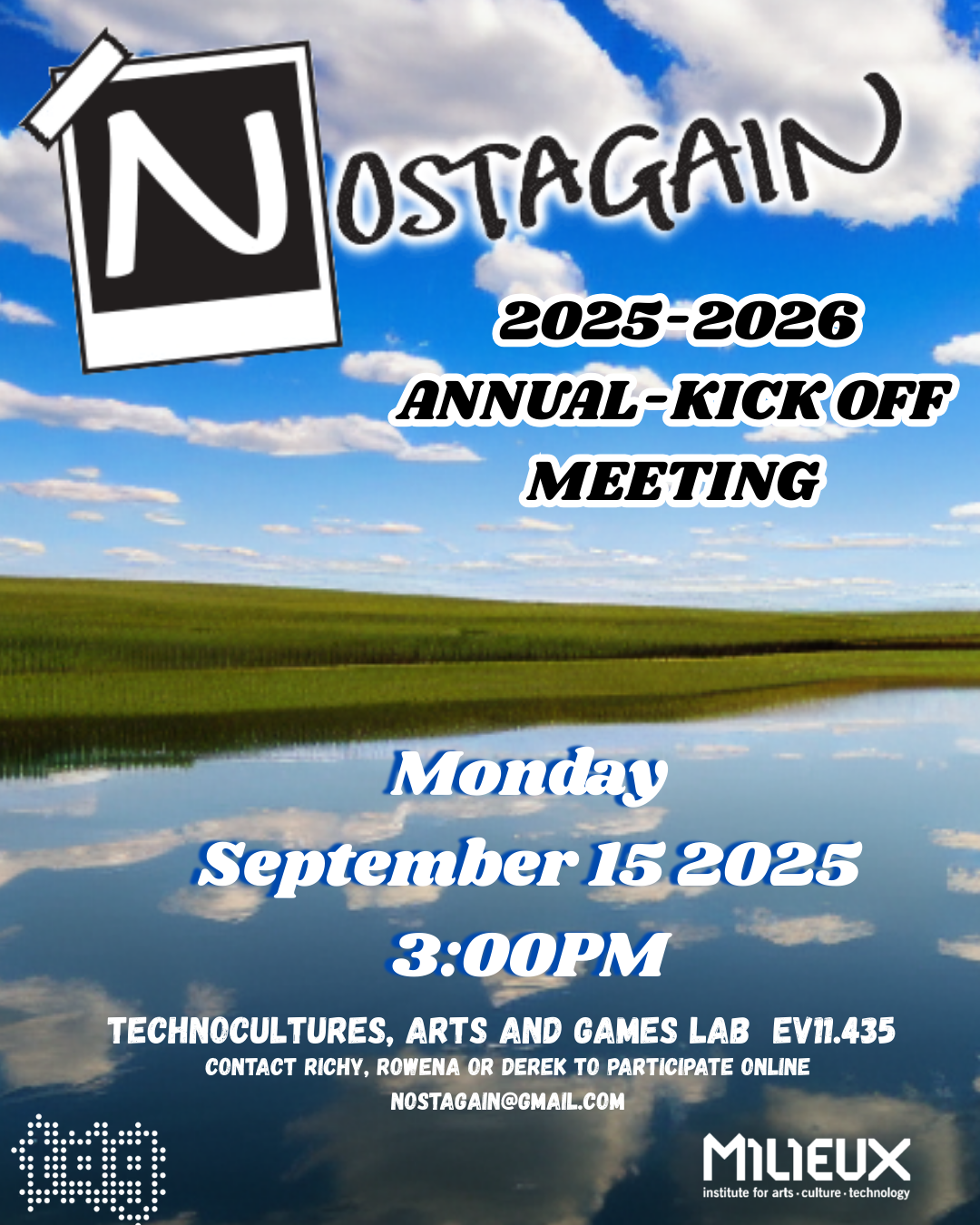 Nostagain Open Meeting 2026